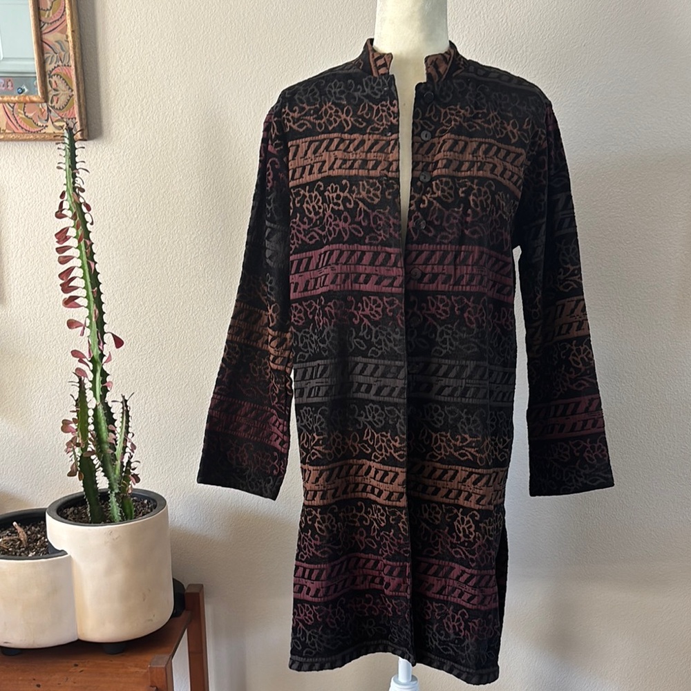Vintage Chicos Bohemian Velvety Supreme Jacket